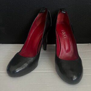 Y&G Black Pump High Heels Shoes Size 37